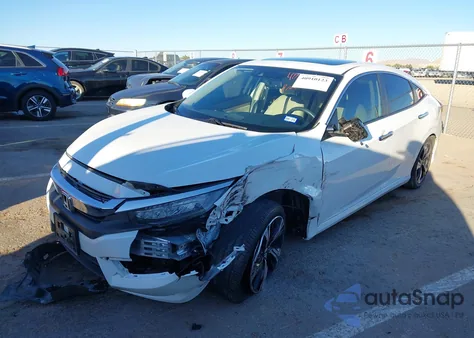 2018 Honda Civic Touring from USA, damaged, VIN JHMFC1F99JX010840